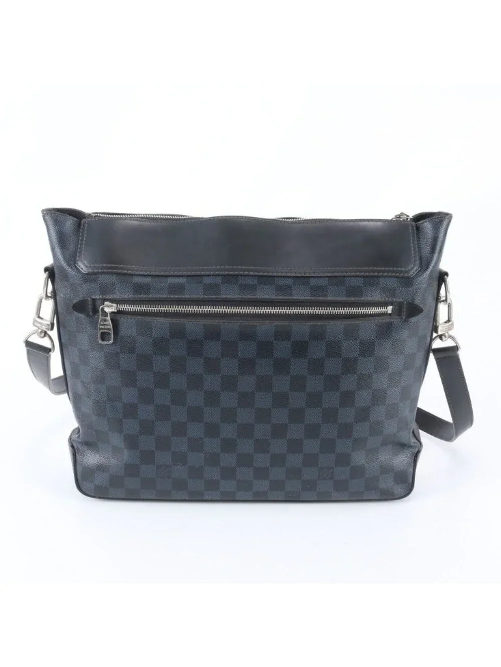 Louis Vuitton Damier Cobalt Greenwich Leather Shoulder Bag Crossbody Business
